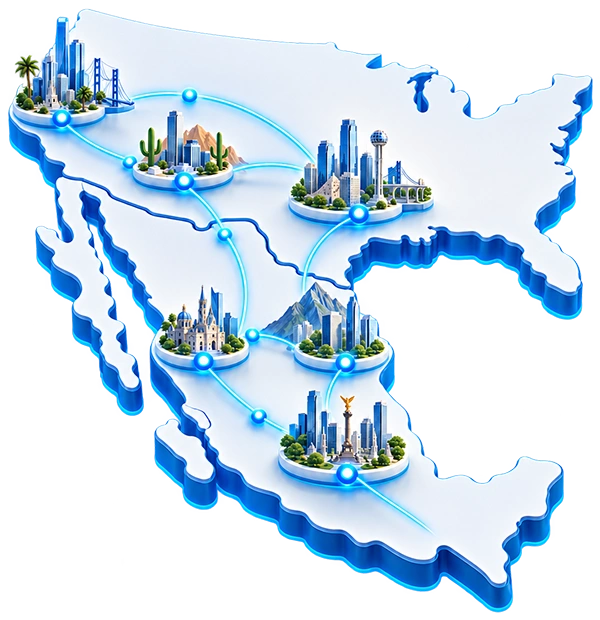 Conexión México y Estados Unidos - Experto Insurance