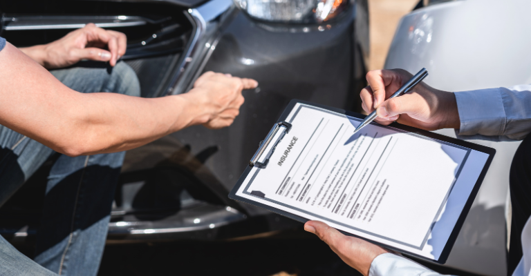 Reporte de accidente de carro en Estados Unidos